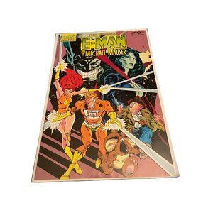 The Original E-Man And Michael Mauser No. 7 First Comics Deluxe Series April 198